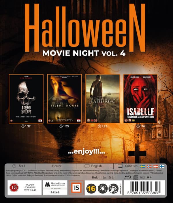 Halloween movienight vol 4 (4 Blu-ray)