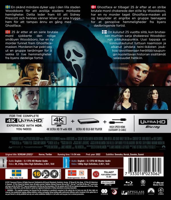 Scream (2022) (4K Ultra HD + Blu-ray)