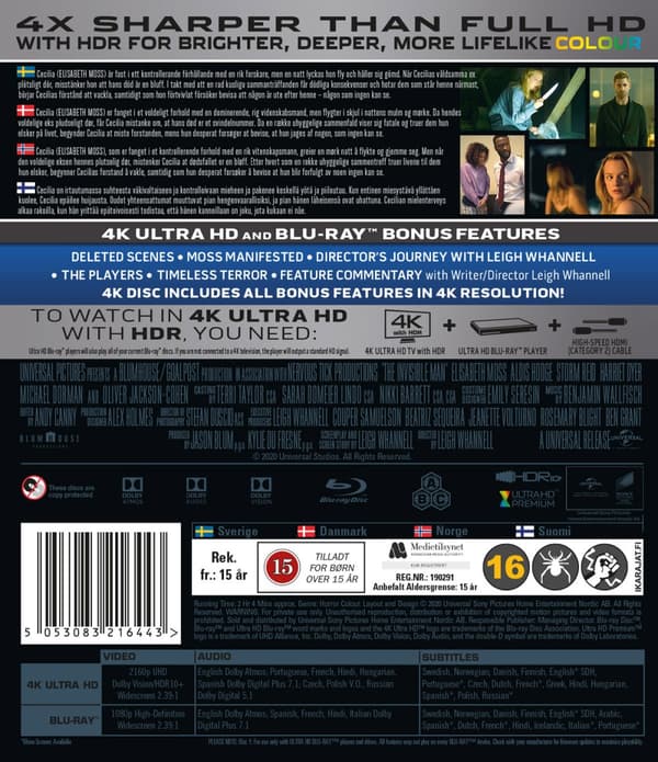 The invisible man (4K Ultra HD + Blu-ray)