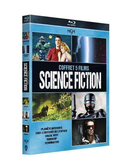 Blu-ray film Mgm/pfc Coffret MGM 100 år - 5 science fiction filmer Blu-ray