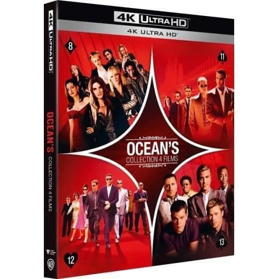 Coffret Blu-ray Oceans Collection 4K Ultra HD - Steven Soderbergh, Gary Ross