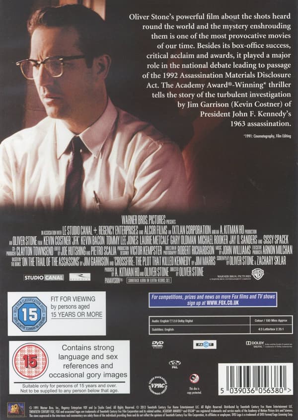JFK (Ej svensk text) (DVD)