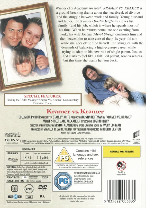 Kramer vs Kramer (DVD)