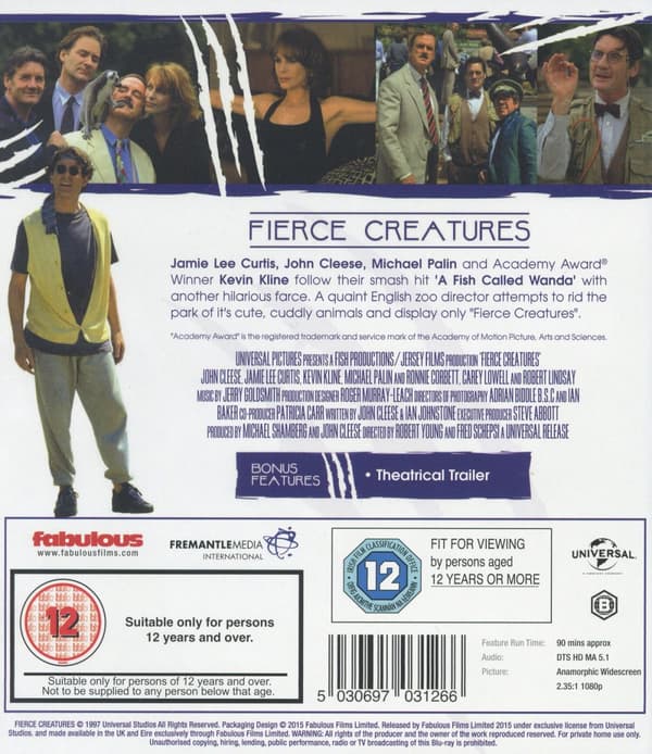 Otäcka odjur (Ej svensk text) (Blu-ray)