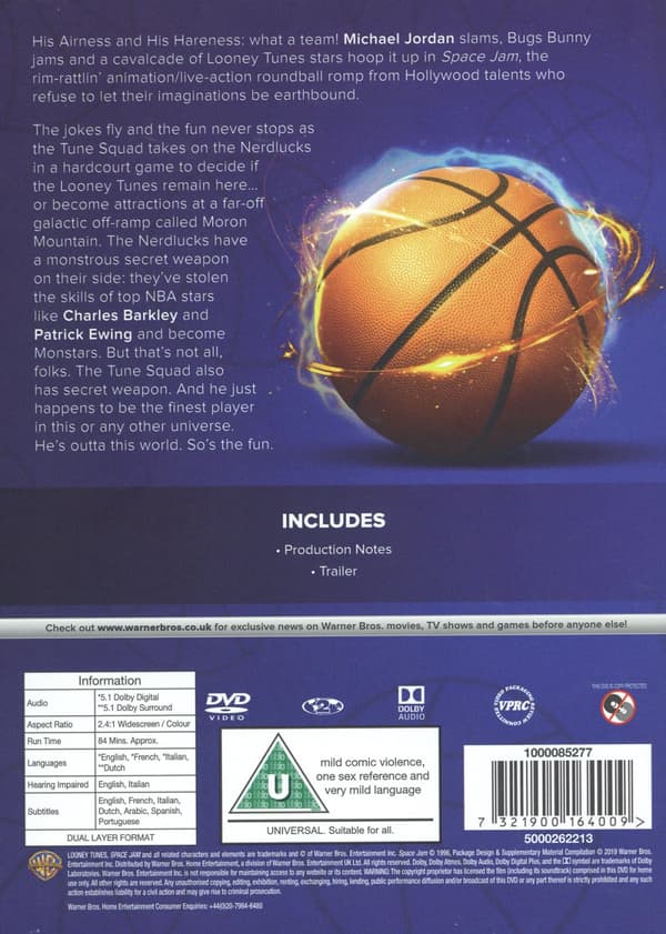 Space Jam (Ej svensk text) (DVD)