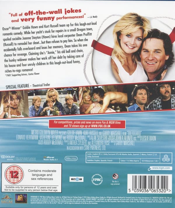 Tjejen som föll överbord (Ej svensk text) (Blu-ray)