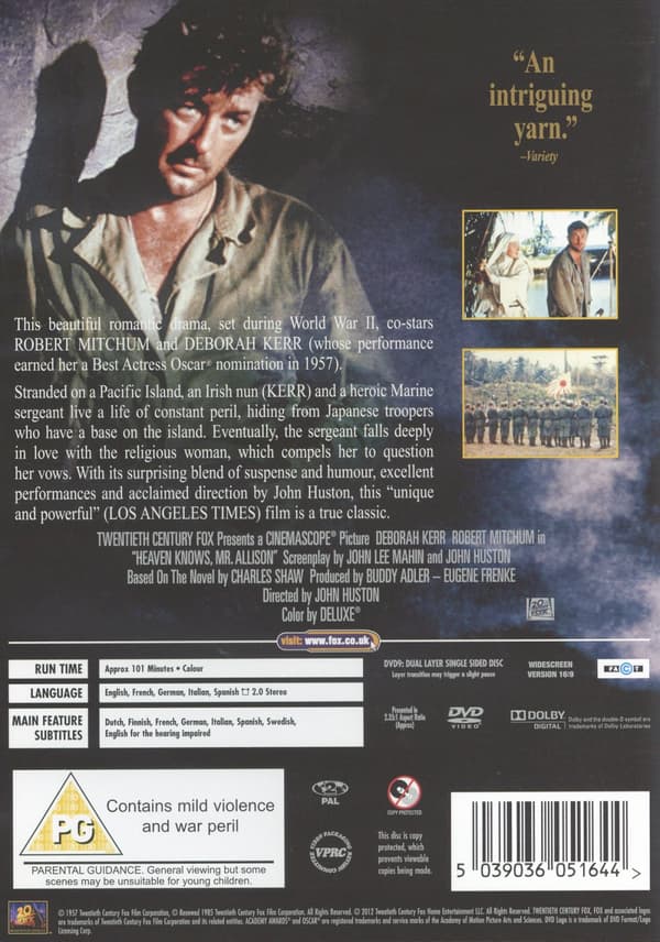 Vem vet Mr Allison (DVD)