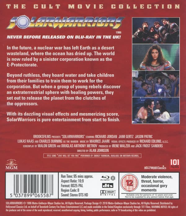 Solar Warriors (Ej svensk text) (Blu-ray)