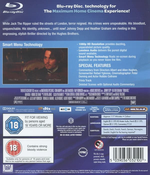 From Hell (Blu-ray)