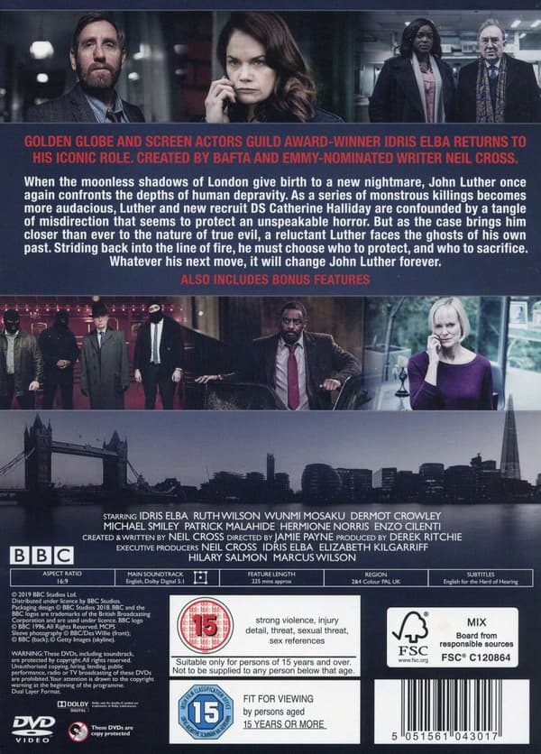 Luther / Säsong 5 (Ej svensk text) (2 DVD)