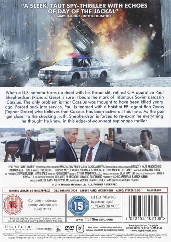 The double (Ej svensk text) (DVD)