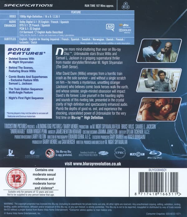 Unbreakable (Blu-ray)