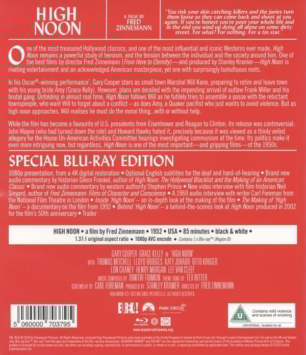 High Noon (Ej svensk text) (Blu-ray)