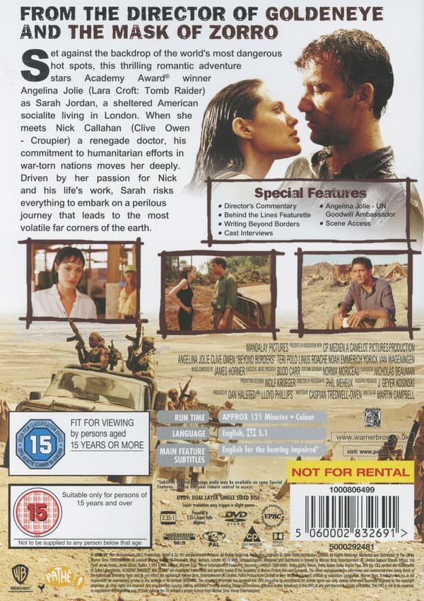 Beyond borders (Ej svensk text) (DVD)