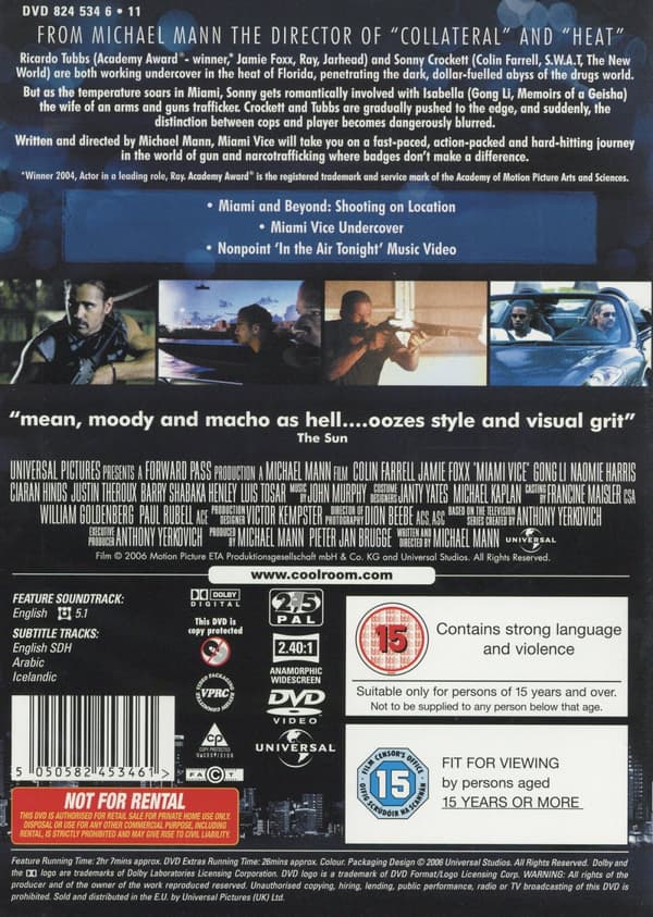 Miami Vice (Ej svensk text) (DVD)