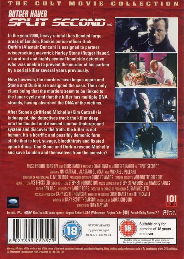 Split second (Ej svensk text) (DVD)