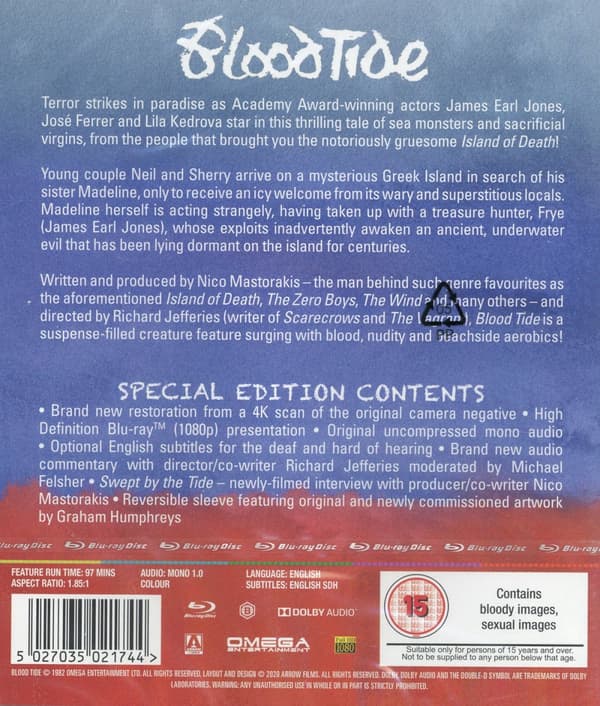 Blood tide (Ej svensk text) (Blu-ray)