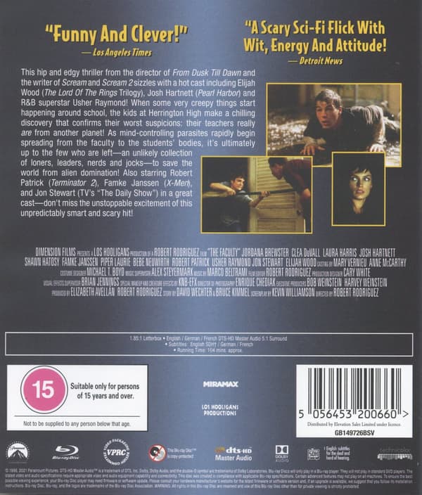 The faculty (Ej svensk text) (Blu-ray)