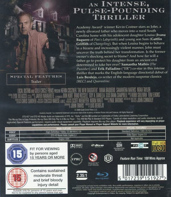 The new daughter (Ej svensk text) (Blu-ray)