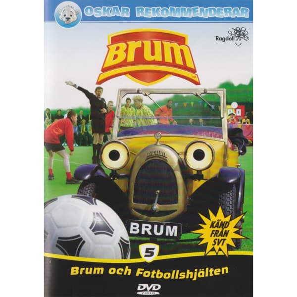 Brum och Fotbollshjälten DVD (Begagnad)