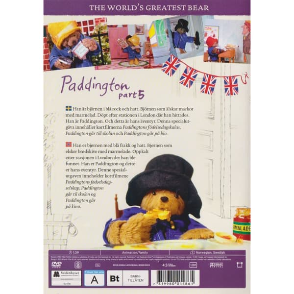Paddington Part 5 DVD (Begagnad)