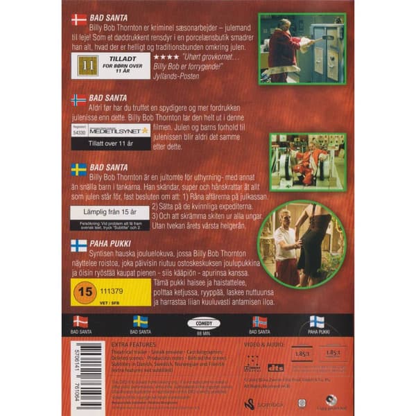 Bad Santa DVD (Käytetty)