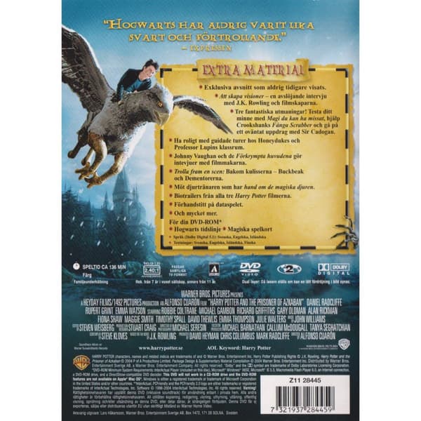 Harry Potter och Fången från Azkaban DVD (Begagnad)