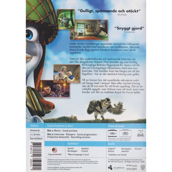 Valiant DVD (Begagnad)