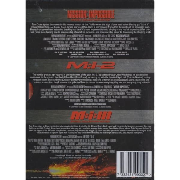Mission Impossible Ultimate Mission Collection DVD (Brukt)
