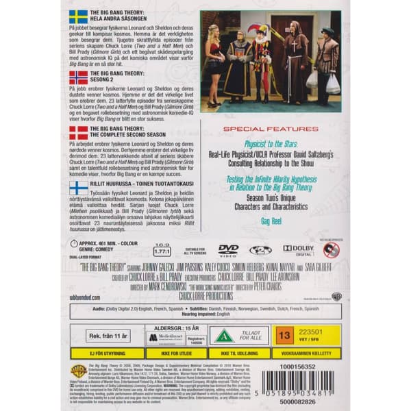 The Big Bang Theory The Complete Second Season DVD (Begagnad)