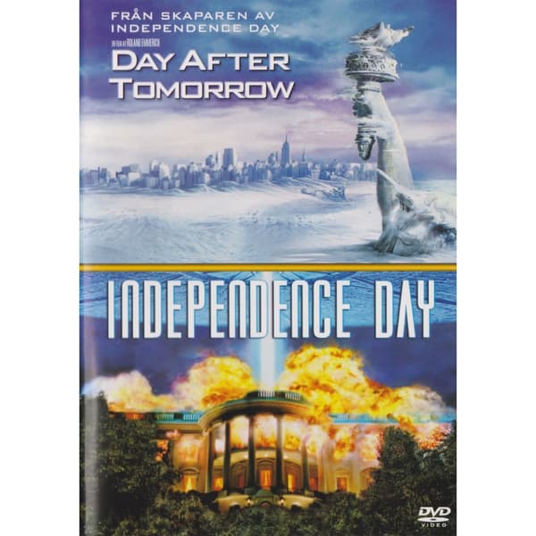 Day after Tomorrow + Independence Day DVD (Begagnad)