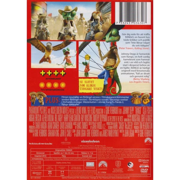Rango DVD (Begagnad)