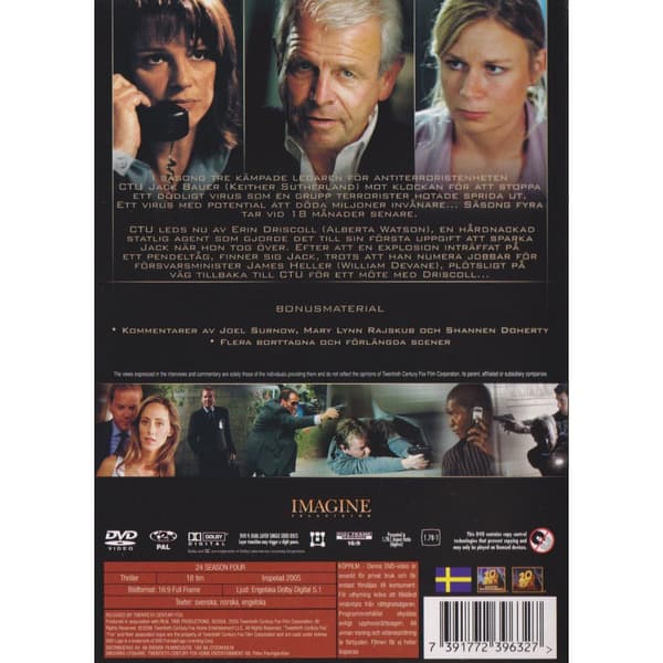24 Season Four DVD (Käytetty)