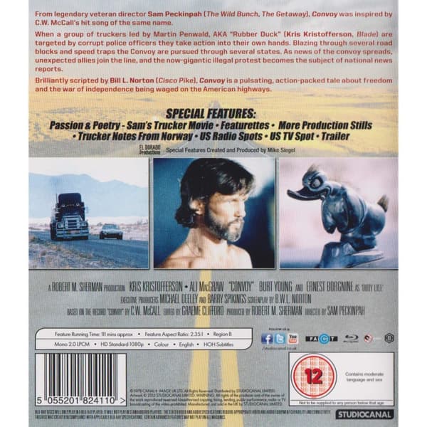 Convoy Blu-Ray (Brugt)