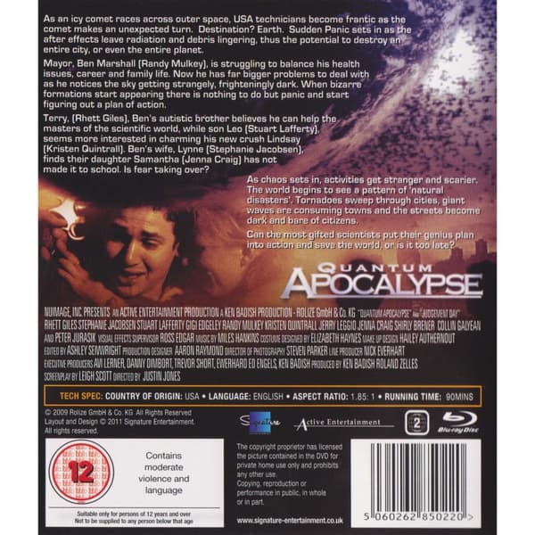 Quantum Apocalypse Blu-Ray (Begagnad)