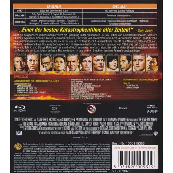Flammendes Inferno Blu-Ray (Begagnad)