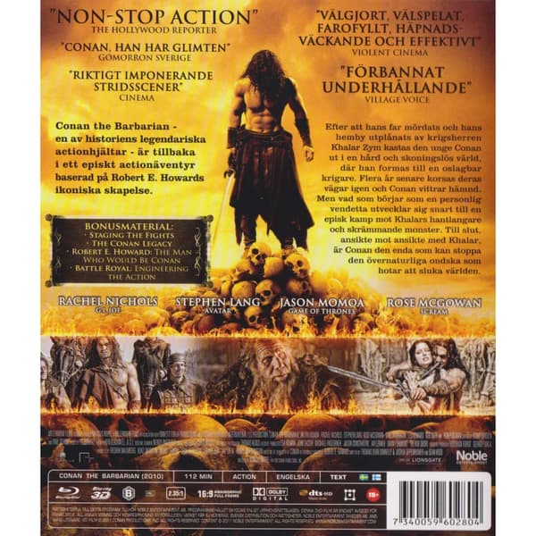 Conan The Barbarian Blu-Ray (Begagnad)