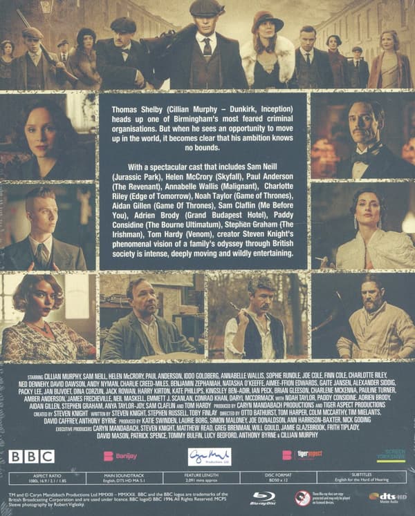 Peaky Blinders: Complete Collection (Ej sv text) (12 Blu-ray)