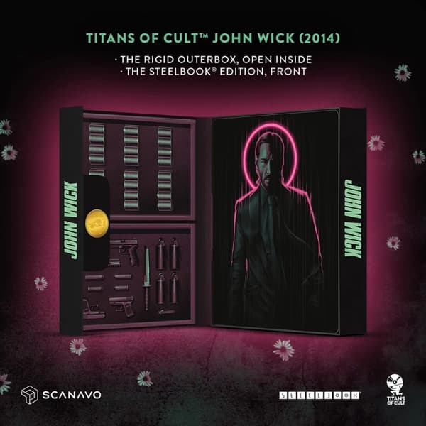 John Wick 1: Ltd Steelbook (Ej svensk text) (2 4K Ultra HD)