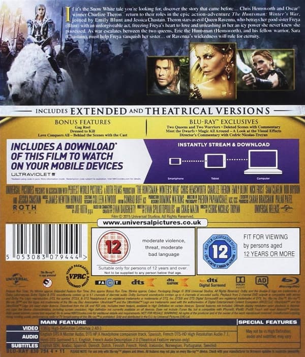 The Huntsman - Winter's War / extended edition (Blu-ray)