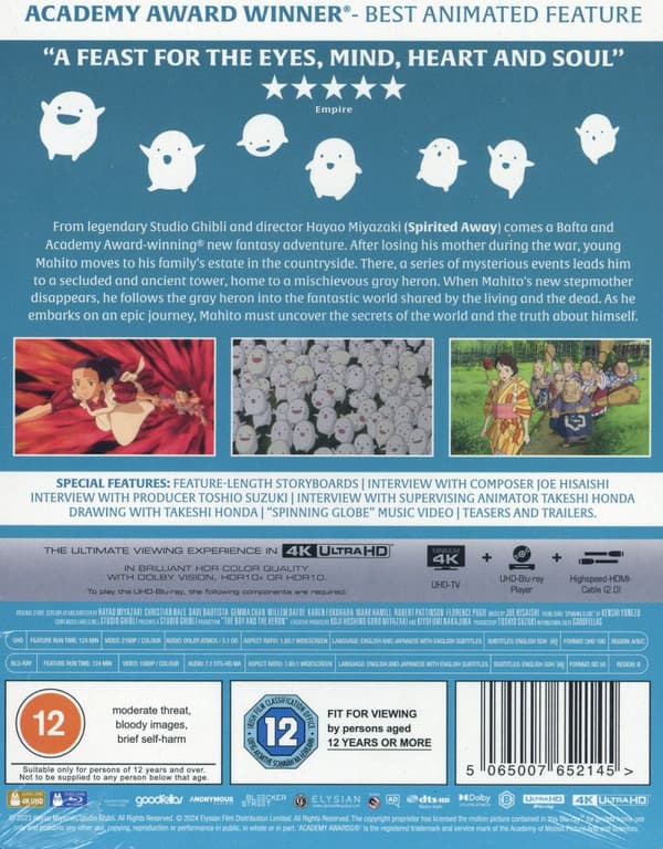 Pojken och Hägern/ Ltd.steelbook (import) (4K Ultra HD + Blu-ray)