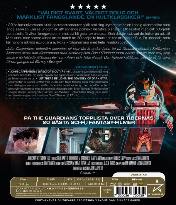 Dark Star / Director's Cut (Blu-ray)