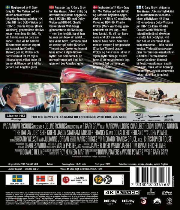The Italian Job (4K Ultra HD)