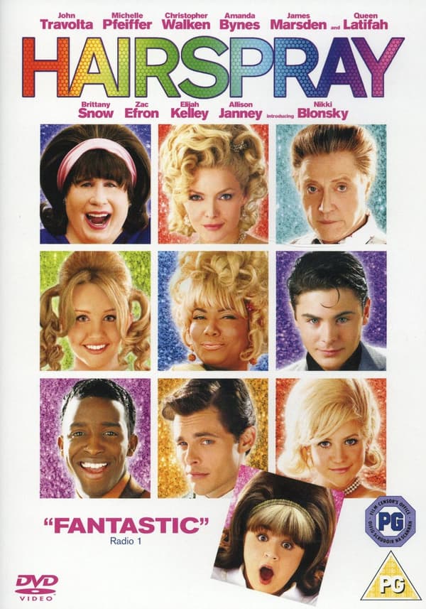 Hairspray 2007 (Ej svensk text) (DVD)