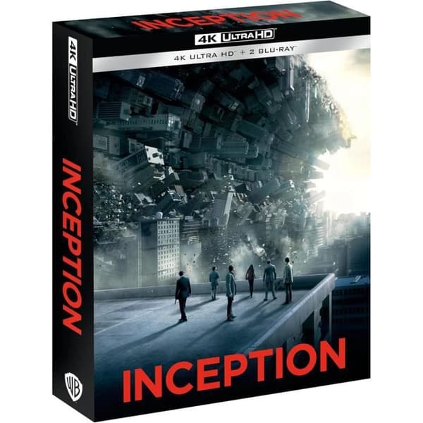 Kollektionslåda begränsad Inception Samlarutgåva 4K Ultra HD Blu-Ray Bonus-Stålbox Godbitar