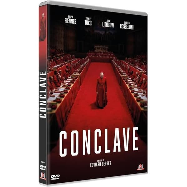 Conclave DVD - Film om Vatikanstaten med Ralph Fiennes och Stanley Tucci