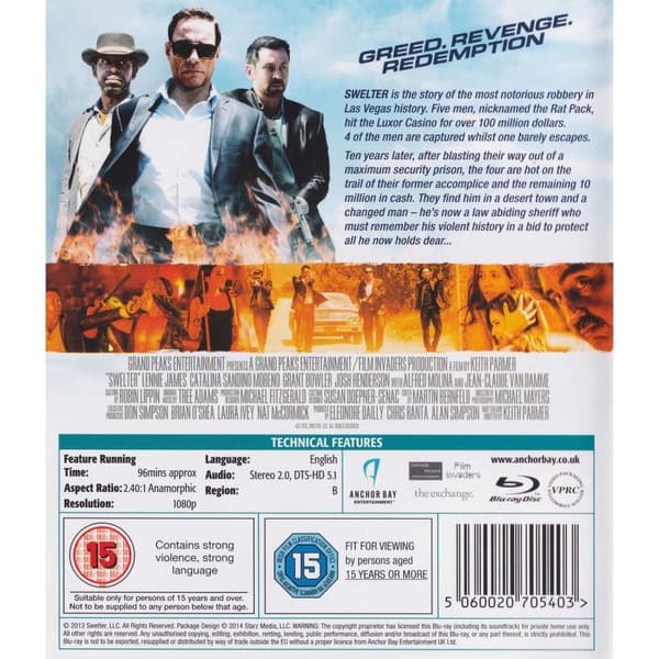 Swelter Blu-Ray (Brugt)