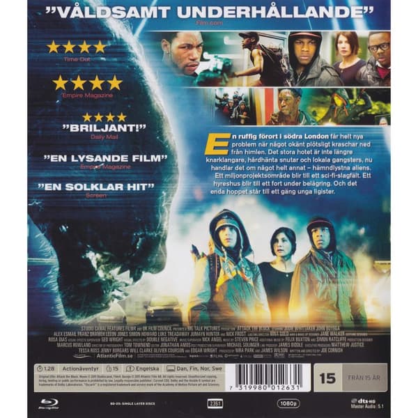 Attack the Block Blu-Ray (Käytetty)