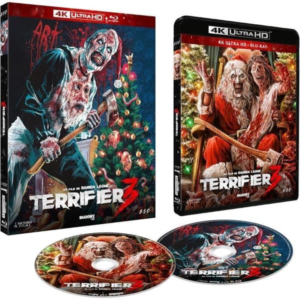 Terrifier 3 4K Ultra HD - Blu-ray och 4K Ultra HD Dolby Vision och HDR10 - Åldersgräns 18 år