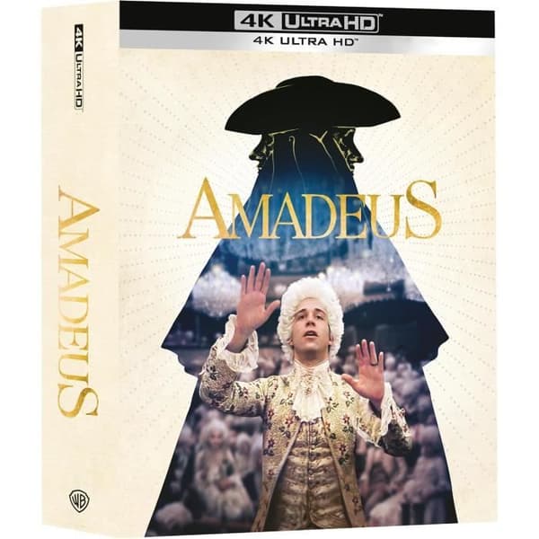 Coffret collector begränsat Amadeus 4K Ultra HD SteelBook fodral Goodies